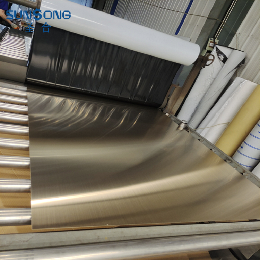 Hairline Nickel Silver stainless steel sheet