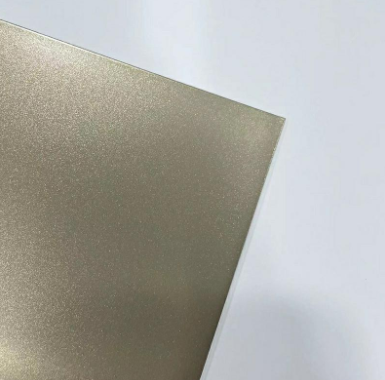 Bead Blasted Brass Stainless Steel Sheet