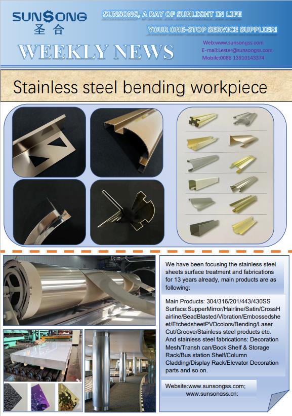 Stainless steel bending