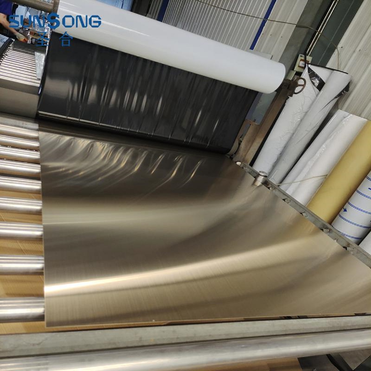 Hairline surface  finish pvd coating factory sheet