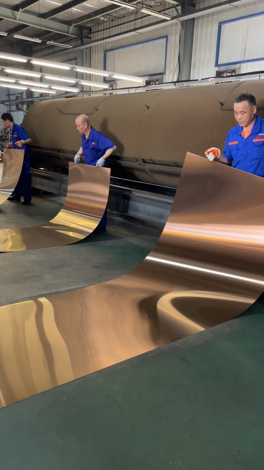 PVD COATING-Rose gold hairline