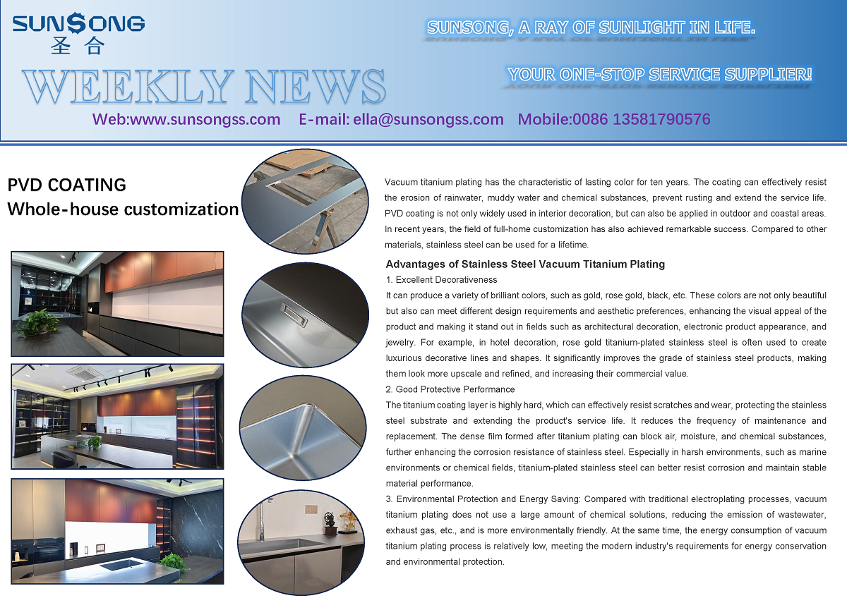 PVD COATING Whole-house customization