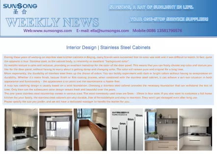 Interior Design Stainless Steel Cabinets