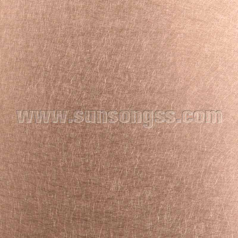 Vibration Bronze Stainless Steel Sheet