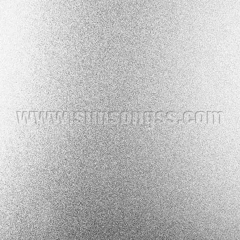 Bead Blasted Silver Decoration Sheet