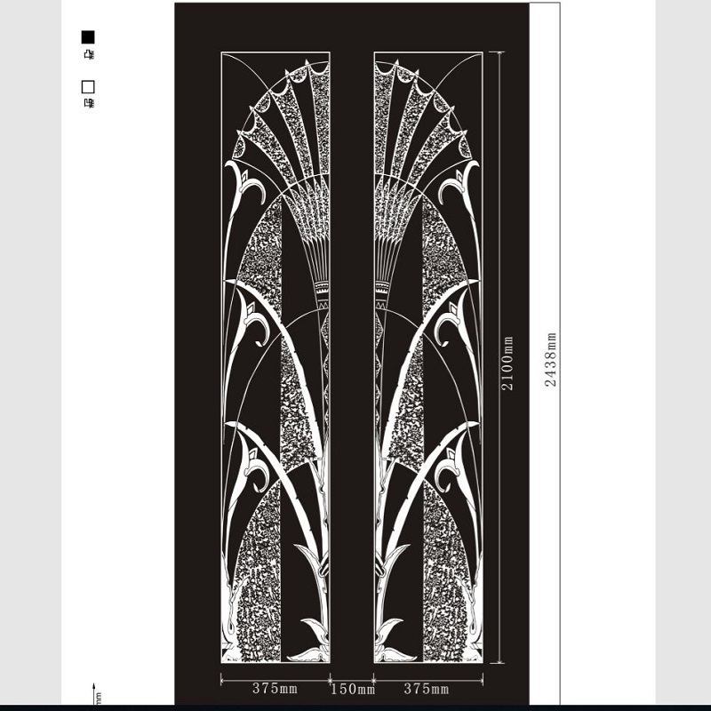 Etched pattern SS-074