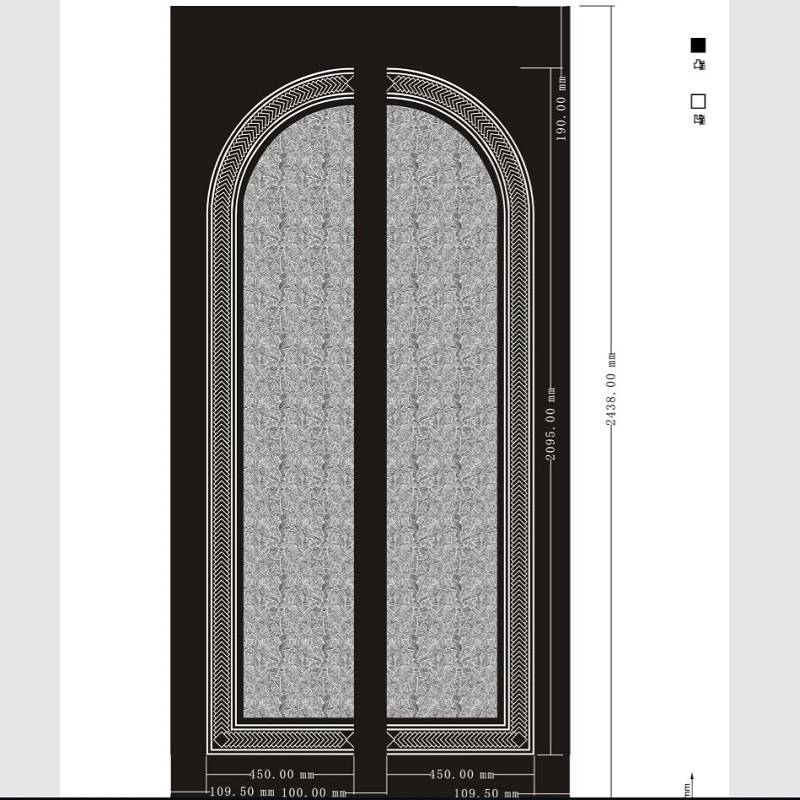 Etched pattern SS-083