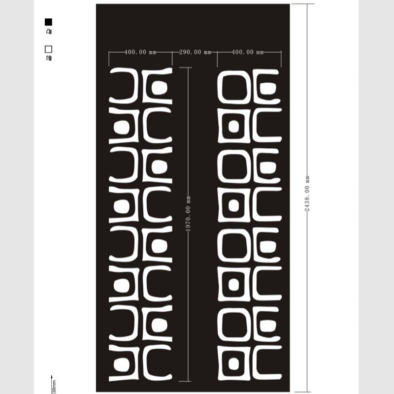 Etched pattern SS-086