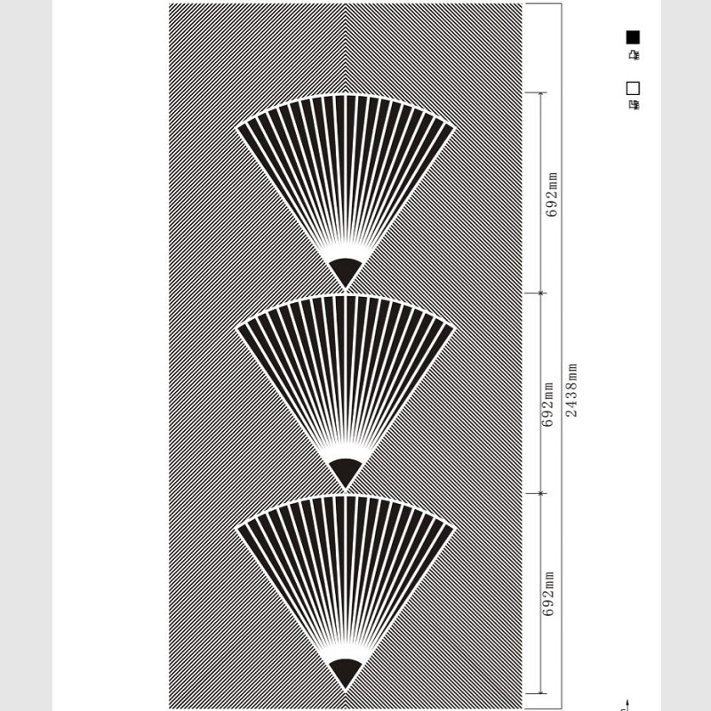 Etched pattern SS-091