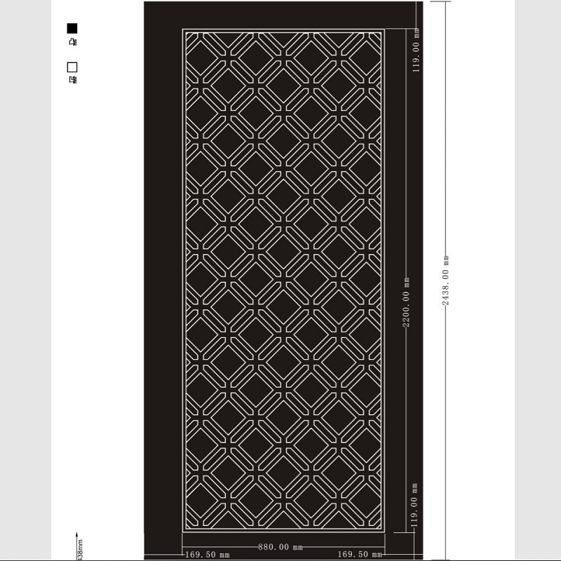 Etched pattern SS-098