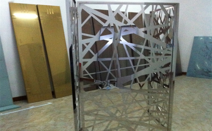 How to finish a whole laser cut stainless steel screen?