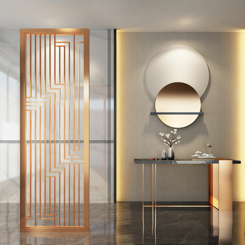 Rose Gold Room Divider