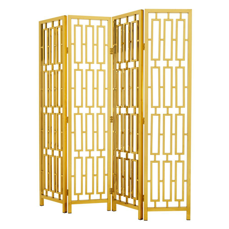 Gold Metal Room Divider