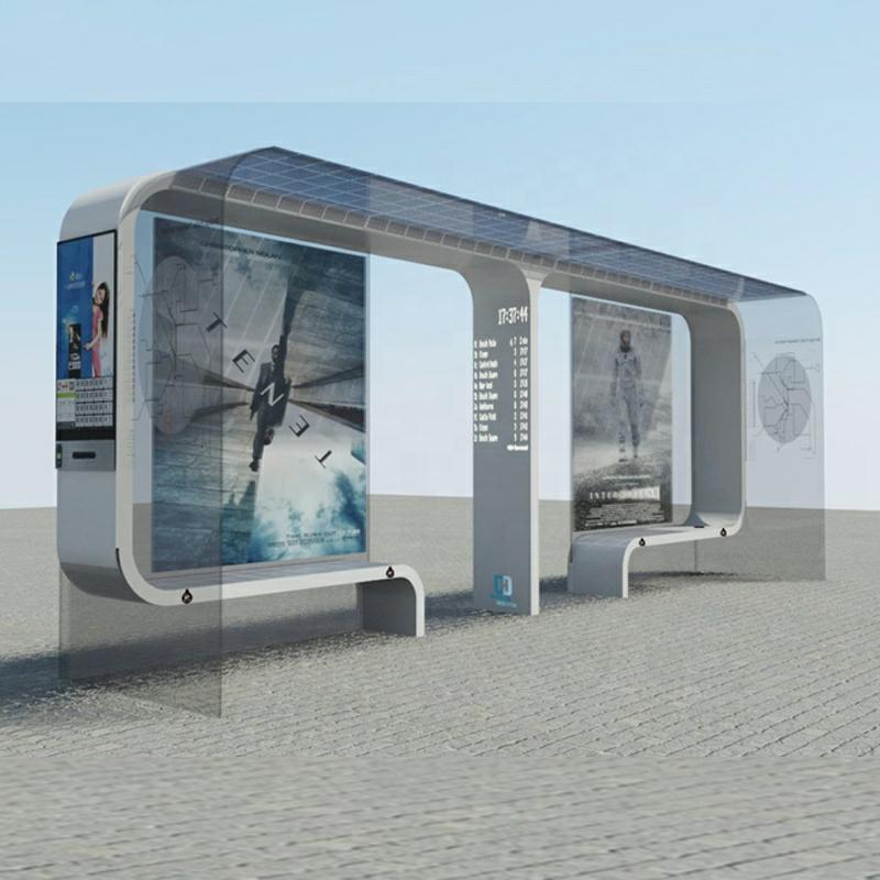 Simple Glass Bus Shelter