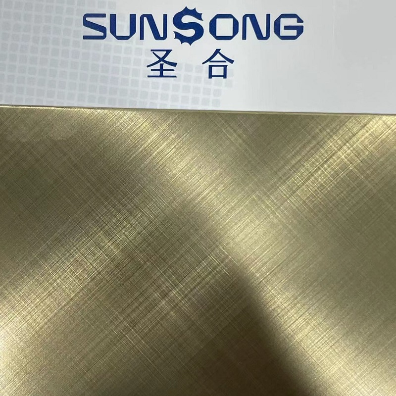 Cross Hairline Finish Stainless Steel Sheets