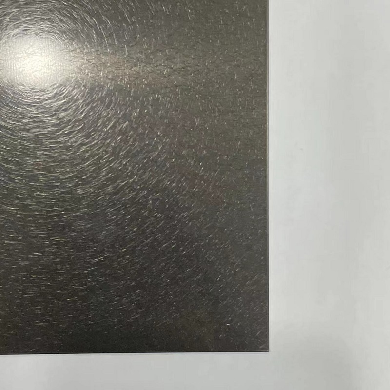 Decorative Black Stainless Steel Sheet with Vibration