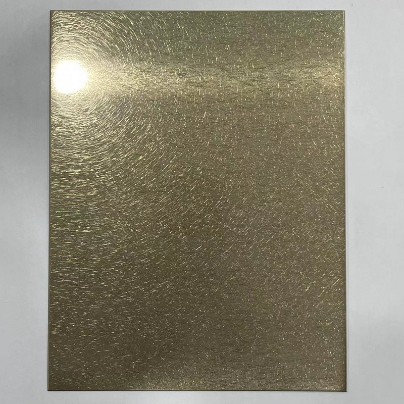 Nickel Silver Vibration Decoration Stainless Steel Sheet