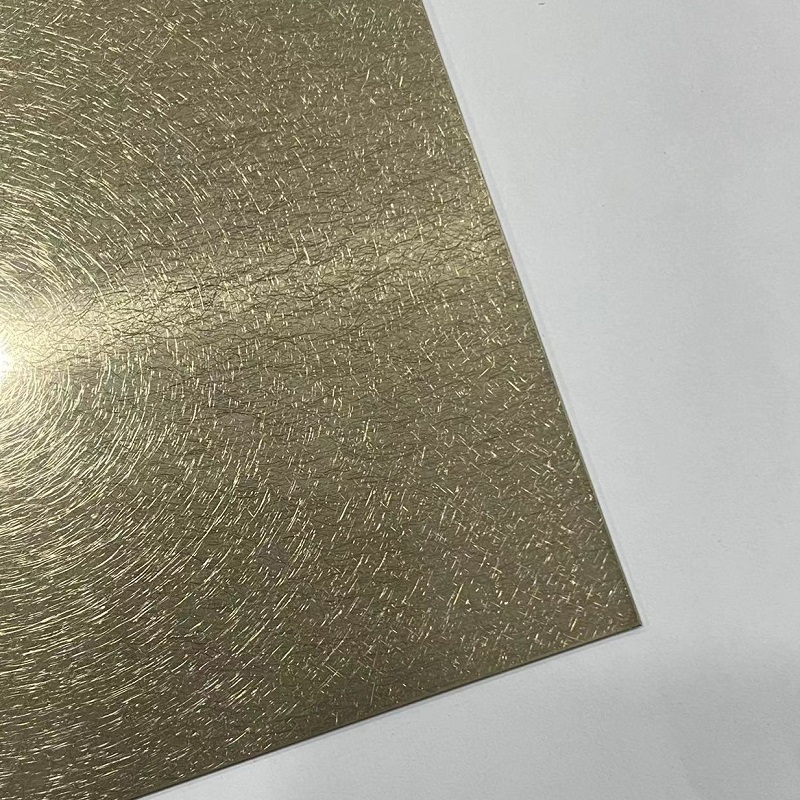 Nickel Silver Vibration Decoration Stainless Steel Sheet