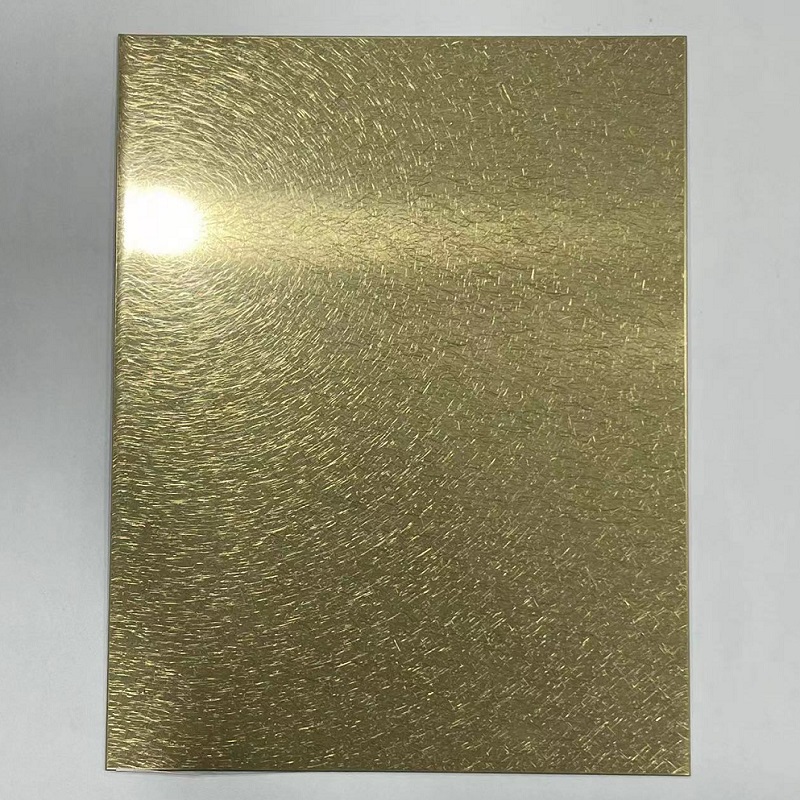 Brass Vibration Stainless Steel Sheet